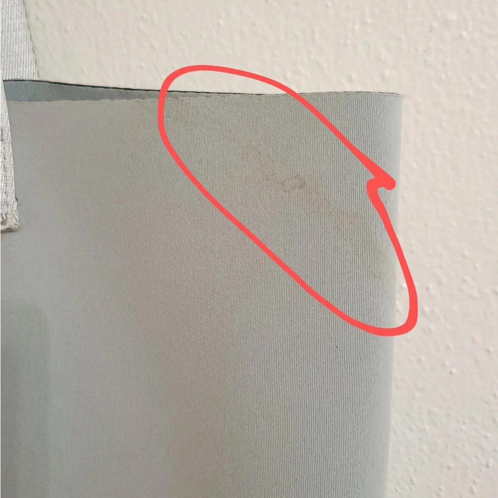 NWT Max Mara Palizzo Light Gray Foam Fabric Tote Handbag Shop Bag READ - Picture 11 of 13